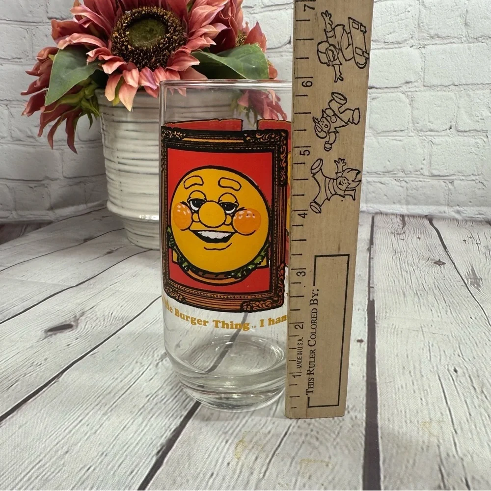 Vintage 1979 burger king tumbler  Smiley Face whopper retro collector' series